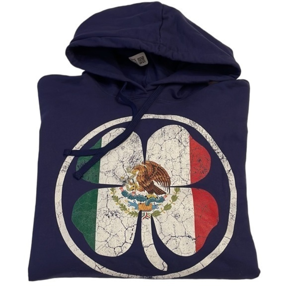 Port & Company blue Mexico Hoodie‎ size large in men’s